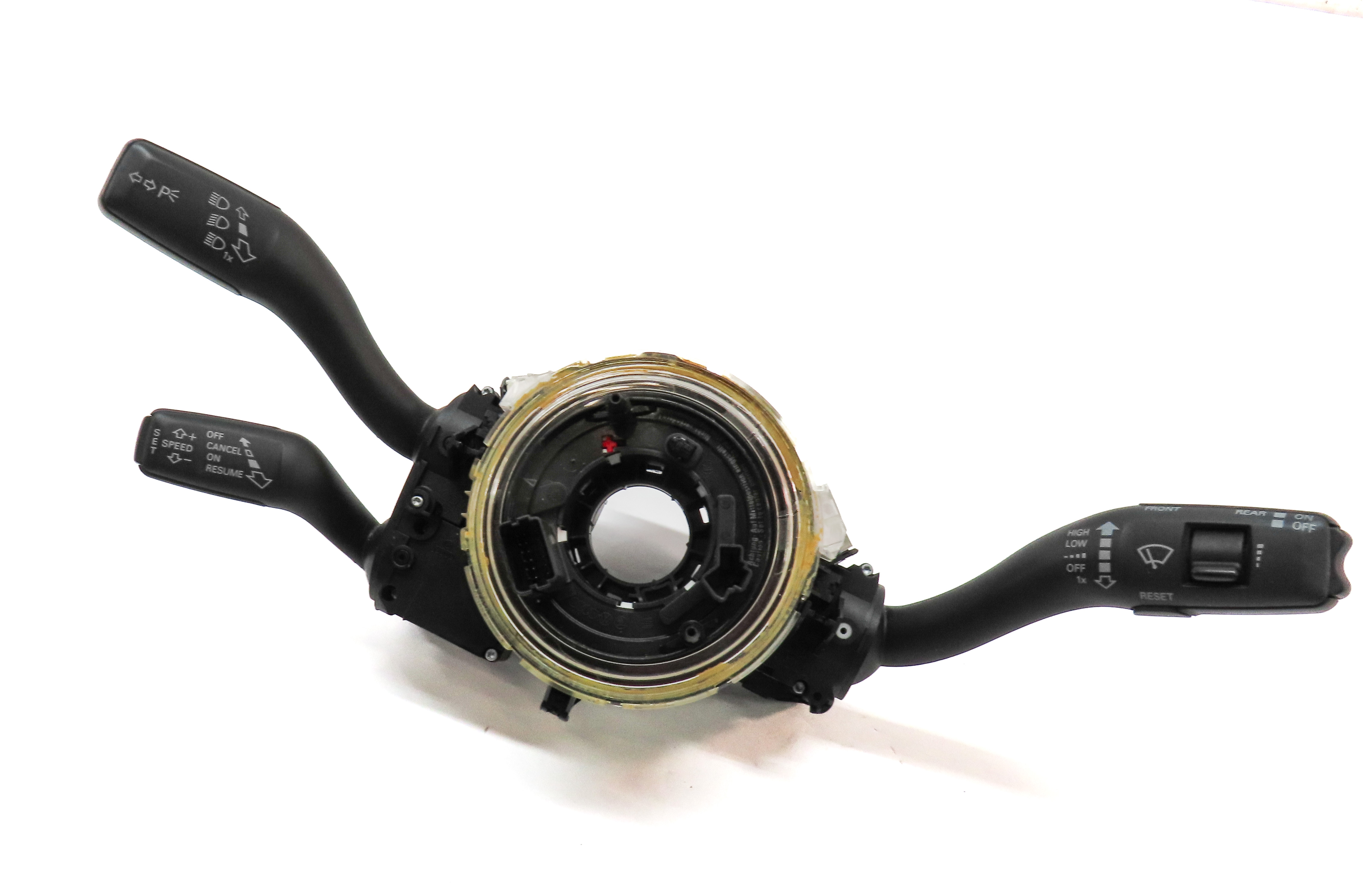 2009-2015 AUDI Q7 (4L) STEERING COLUMN BLINKER WIPER CRUISE COMBINATION SWITCH — exact item pictured